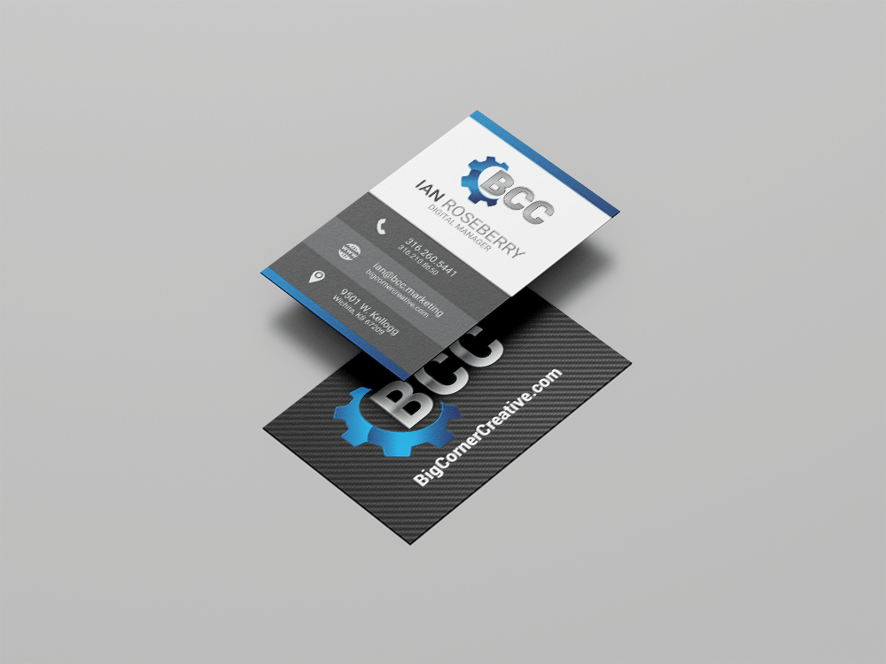 Big Corner Creative business cards